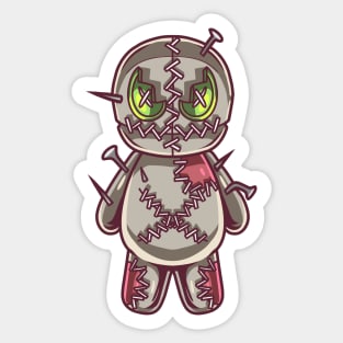 Voodoo Doll Sticker